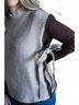 Le Lis Solid Brown Isabelle Mock Neck Sweater Vest in Taupe Size S - photo 4