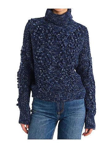 Allison Daphne Sweater in Midnight Space Dye (view 2)