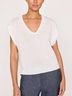 Brochu Walker White Frances Sweater Top in Salt White Size XS - photo 2