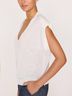Brochu Walker White Frances Sweater Top in Salt White Size XS - photo 3