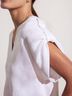 Brochu Walker White Frances Sweater Top in Salt White Size XS - photo 6