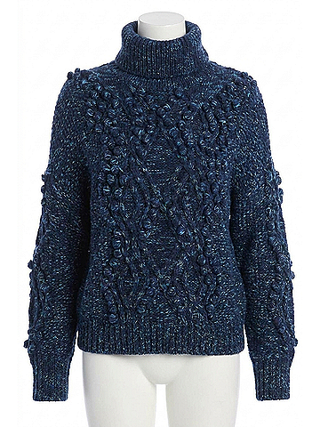 Allison Daphne Sweater in Midnight Space Dye (view 1)