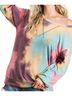 Bibi Blue Tie Dye Pullover in Multi Size L - photo 5