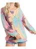 Bibi Blue Tie Dye Pullover in Multi Size S - photo 2