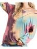 Bibi Blue Tie Dye Pullover in Multi Size S - photo 5