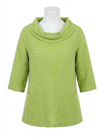Habitat Ripple Effect Hudson Pocket Top in Leaf (view 1)