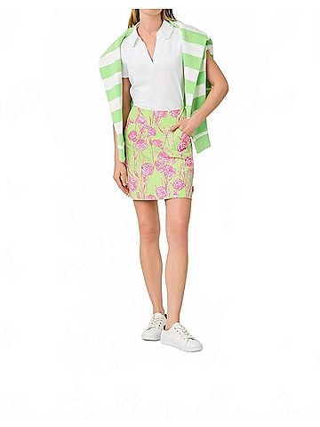 Lilly Pulitzer Upf50+ Monica Bow Skort in Pistachio Macaron Alina Golf (view 2)
