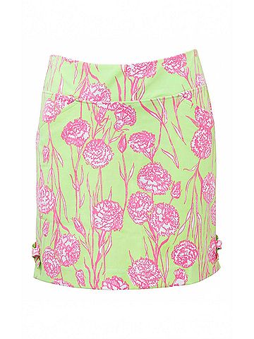 Lilly Pulitzer Upf50+ Monica Bow Skort in Pistachio Macaron Alina Golf (view 1)