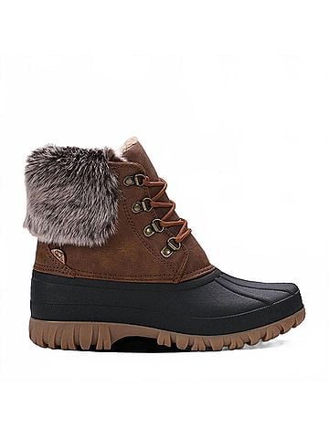 Lamo Women's Brielle Lace Up Boot in Waxed Chestnut (view 1)