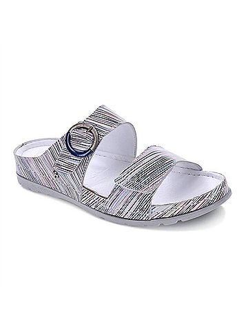 Revere Women's Palma Sandals in Summer Stripe (view 2)