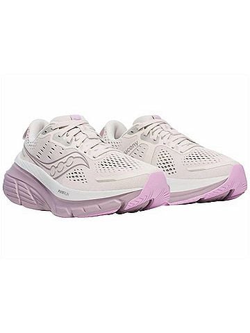 Saucony Women's Guide 18 Running Shoes in Moon/Quail (view 2)
