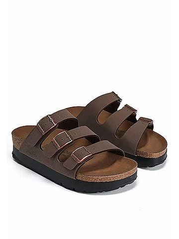 Birkenstock Women's Florida Iii Pap Flex Platform Sandal in Mocca (view 2)