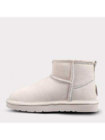 Lamo Women's Kora Short Slip On Boot in Winter White (view 2)