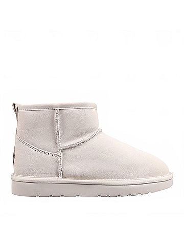 Lamo Women's Kora Short Slip On Boot in Winter White (view 1)