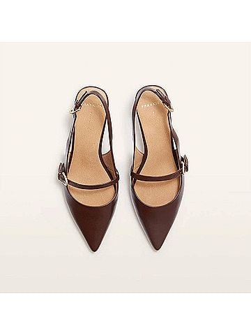 Frankie4 Women's Coco Sling Back Heel in Chesnut (view 2)