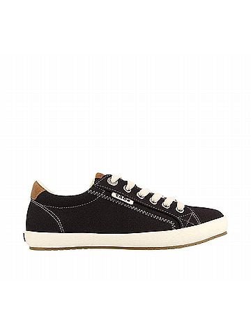 Taos Women's Star Burst Sneaker in Black/ Tan (view 1)