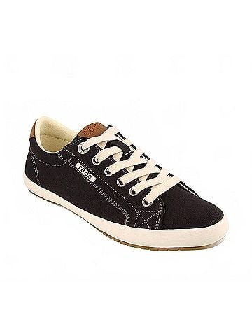 Taos Women's Star Burst Sneaker in Black/ Tan (view 2)