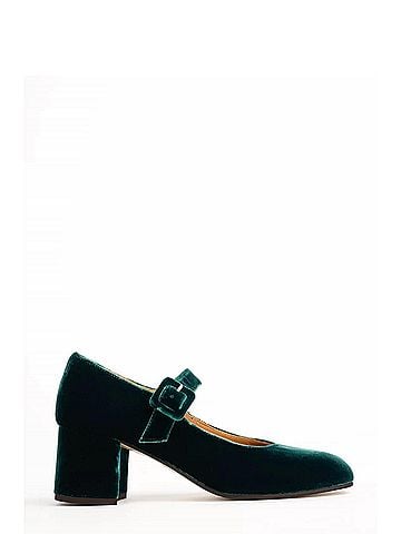 Penelope Chilvers Women's Honey Velvet Shoe in Bottle (view 1)