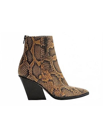Dolce Vita Women's Issa Snake Bootie in Amber (view 1)