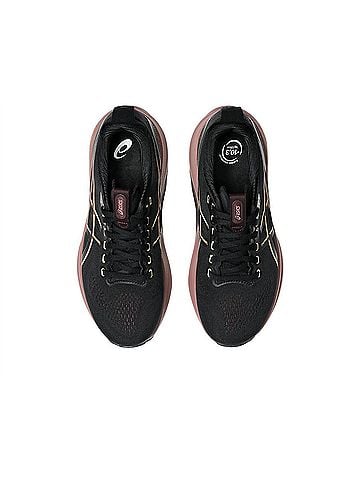 Asics Women's Gel Kayano 32 Sneaker in Black/Dark Currant (view 2)