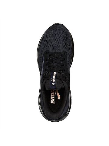 Brooks Women's Adrenaline Gts 24 Shoe in Black/Peacoat/Peach (view 2)