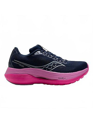 Saucony Women's Endorphin Trainer Shoes in Navy/Fuschia (view 1)