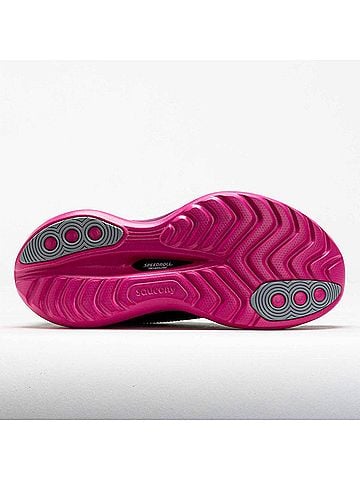Saucony Women's Endorphin Trainer Shoes in Navy/Fuschia (view 2)