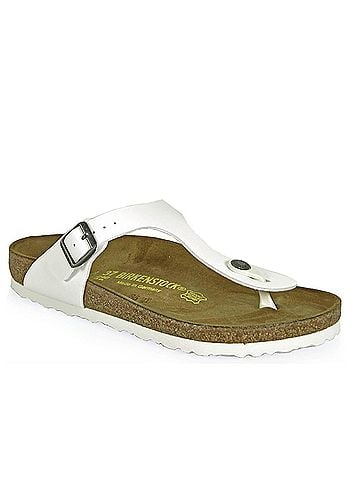 Birkenstock Women's Gizeh Sandals in White (view 1)