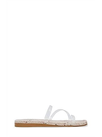 Dolce Vita Women'S Vinny Slide Sandals in Clear (view 1)
