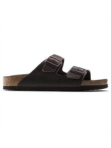 Birkenstock Women's Arizona Soft Footbed Oiled Leather Sandals in Habana (view 1)