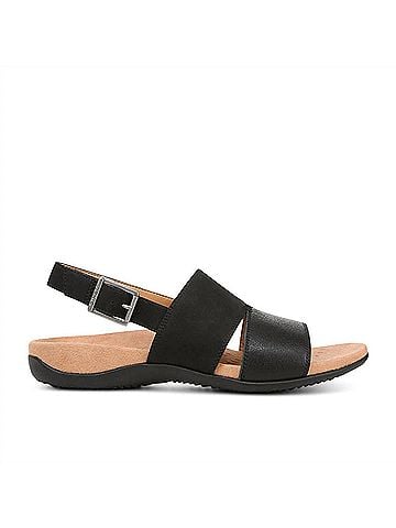 Vionic Women's Rest Morro Sandal in Black (view 1)