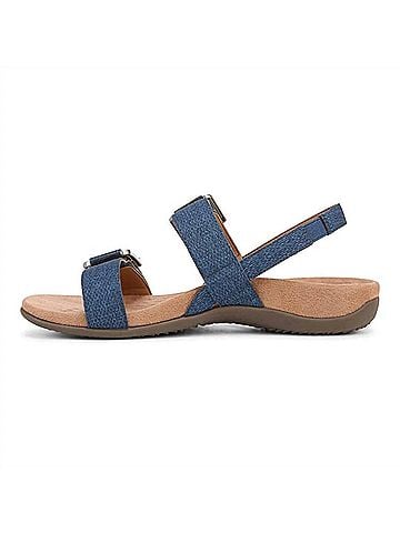 Vionic Women's Reese Sandal in Denim (view 2)