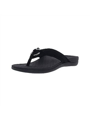 Vionic Women's Aloe Sandal in Black (view 2)
