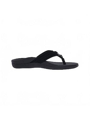 Vionic Women's Aloe Sandal in Black (view 1)