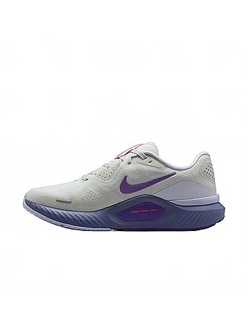 Nike Women's Structure 26 Shoes in Summit White/Wild Grape Amethyst Tint (view 2)