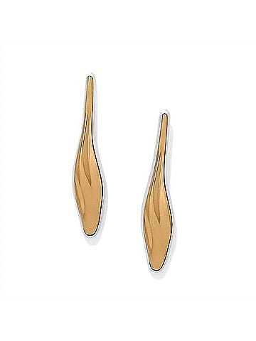 Brighton Women's Cascade Rio Drop Post Earrings in Silver Gold (view 1)