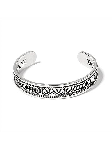 Brighton Women's Ferrara Siena Cuff Bracelet in Silver (view 1)