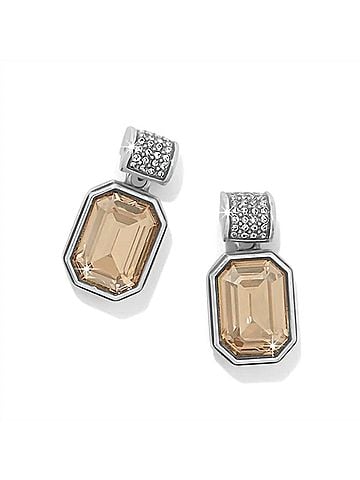 Brighton Women's Meridian Aurora 67 Post Earrings in Silver Golden Shade (view 1)