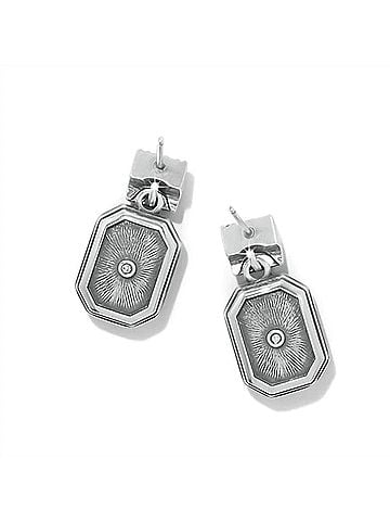 Brighton Women's Meridian Aurora 67 Post Earrings in Silver Golden Shade (view 2)