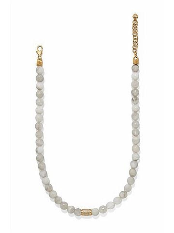 Brighton Women's Meridian Solis Bead Necklace in Cream (view 1)