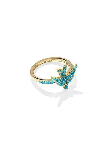 Kendra Scott Women's Melody Bird Cocktail Ring in Gold (view 1)