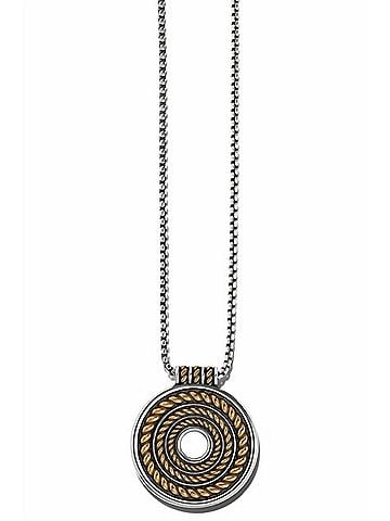 Brighton Women's Monete Ring Necklace in Silver Gold (view 1)
