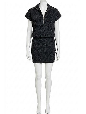 Amanda Uprichard Rowan Dress in Black (view 1)