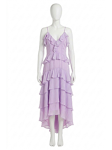 Allison Cassidy Maxi Dress in Lilac (view 1)