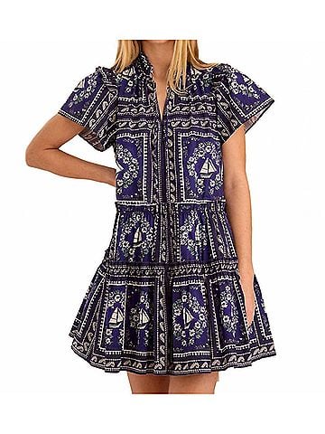 Hunter Bell Merritt Mini Dress in Bon Voyage (view 2)