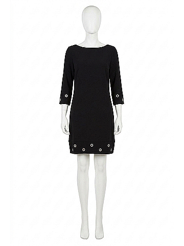 Joseph Ribkoff Lds Mini Dress in Black (view 1)