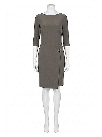 Joseph Ribkoff 3/4 Sleeves Dress in Avocado (view 1)