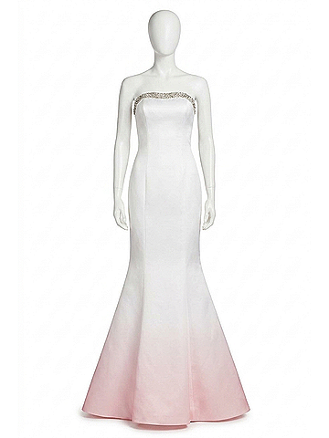 Sherri Hill Embellished Strapless Prom Dress in Ivory (view 1)