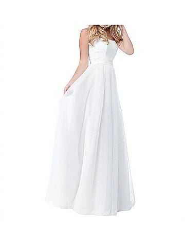 Sherri Hill Beaded Jersey Prom Dress in Ivory (view 2)