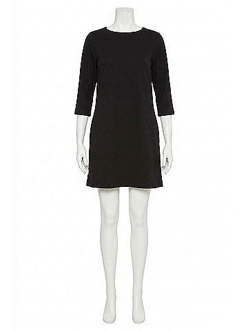 Ripley Rader Ponte Knit A-Line Dress in Black (view 1)